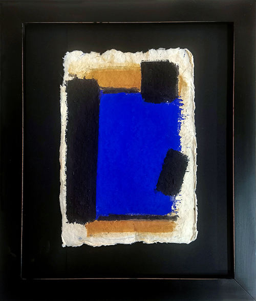 Huile et mixte sur papier